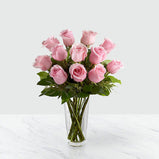 12 Long Stem Pink Roses