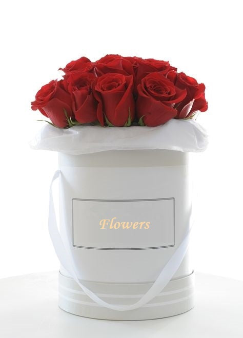 Dozen Red Roses in a box