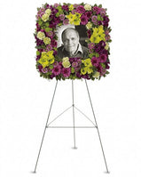 Mosaic of Memories Square Easel Wreath