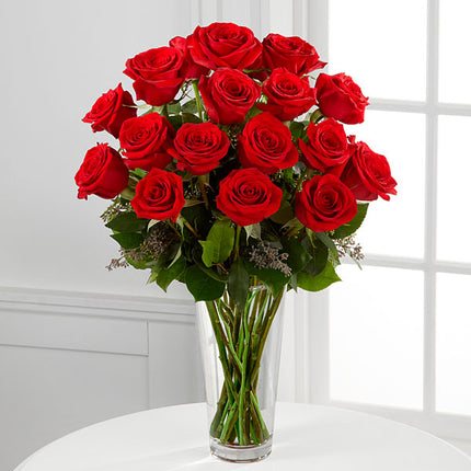 18 Long Stem Red Roses