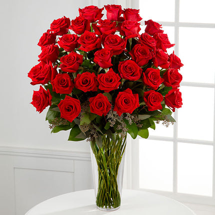 36 Long Stem Red Roses