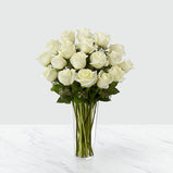 18 White Roses