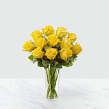 12 Yellow Roses