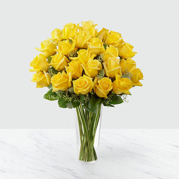 24 Yellow Roses