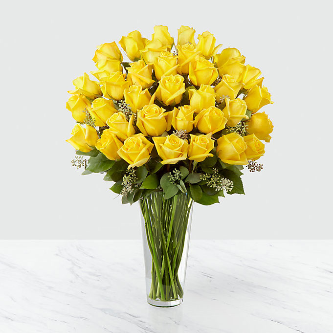 36 Yellow Roses