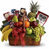 Gourmet Cheese and Fruit Basket